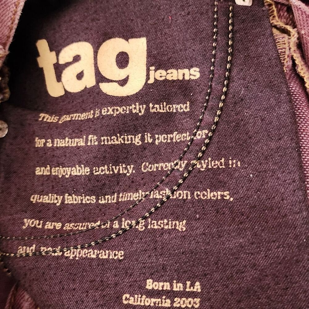 Tag Jeans ID#1015 Women's Size 25 Waist Y2K Flare Jeans - Picture 6 of 7